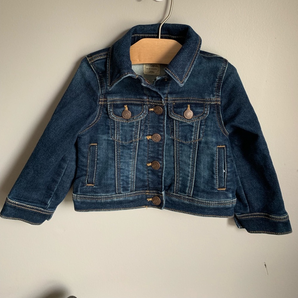 Baby Gap denim jacket with snaps 18/24